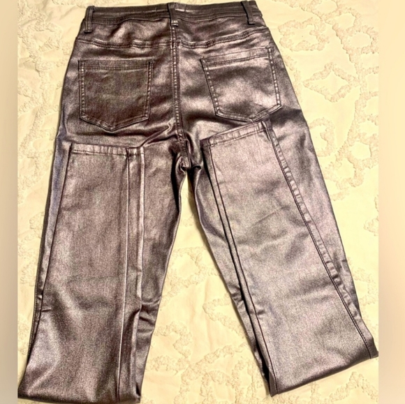 Vintage JC & JQ XL High Rise Metallic Jeans #S11 - Picture 2 of 4